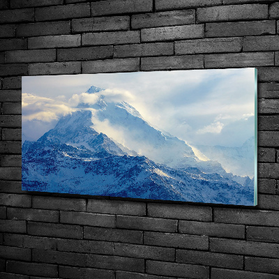 Foto obraz szkło hartowane Górski szczyt