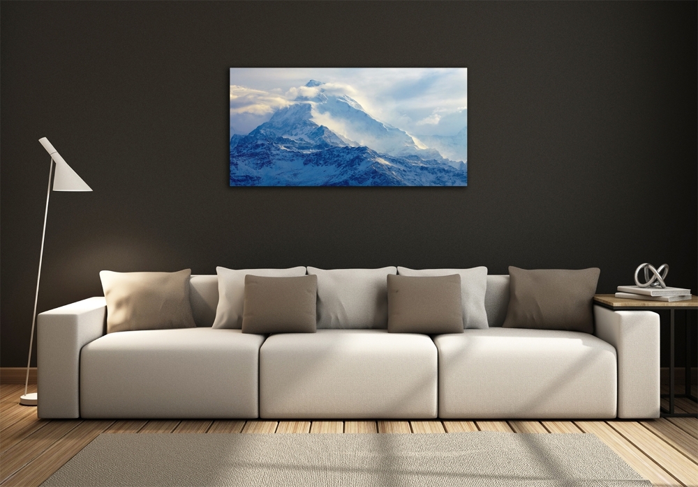 Foto obraz szkło hartowane Górski szczyt