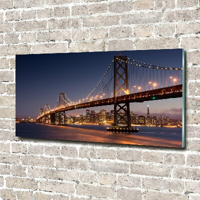 Foto obraz szklany Most San Francisco