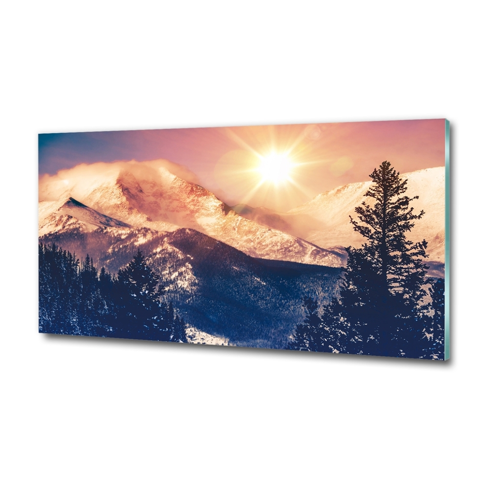 Foto obraz szkło hartowane Góry Kolorado