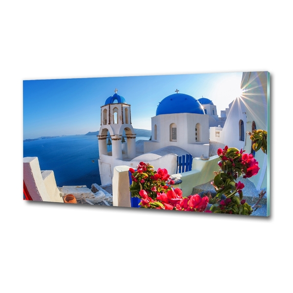 Foto obraz szklany Santorini Grecja