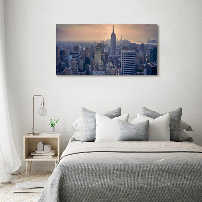 Foto obraz szklany Manhattan Nowy Jork