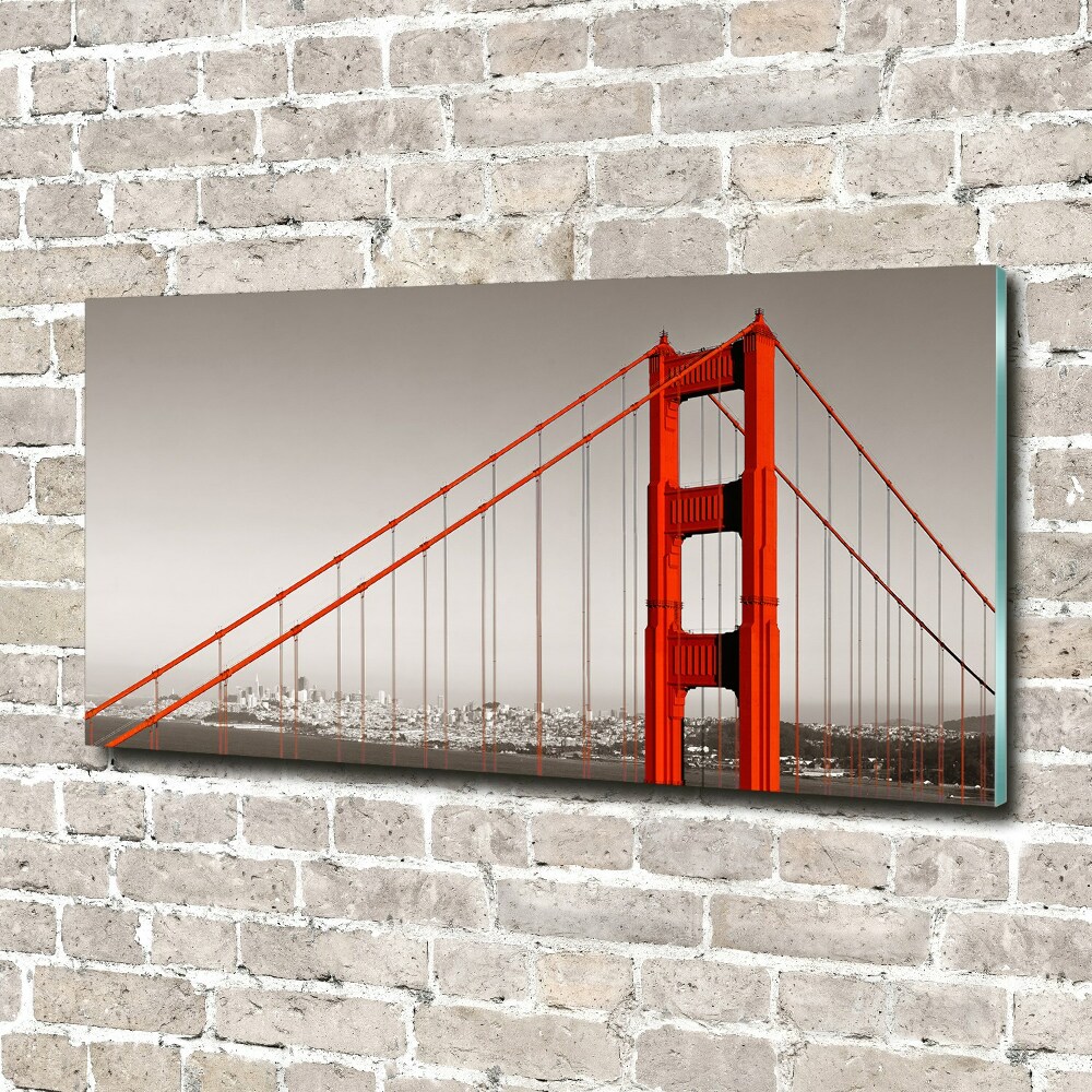 Foto obraz szklany Most San Francisco