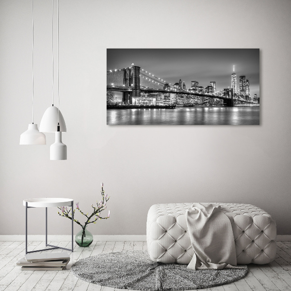 Foto obraz szklany Most Brookliński