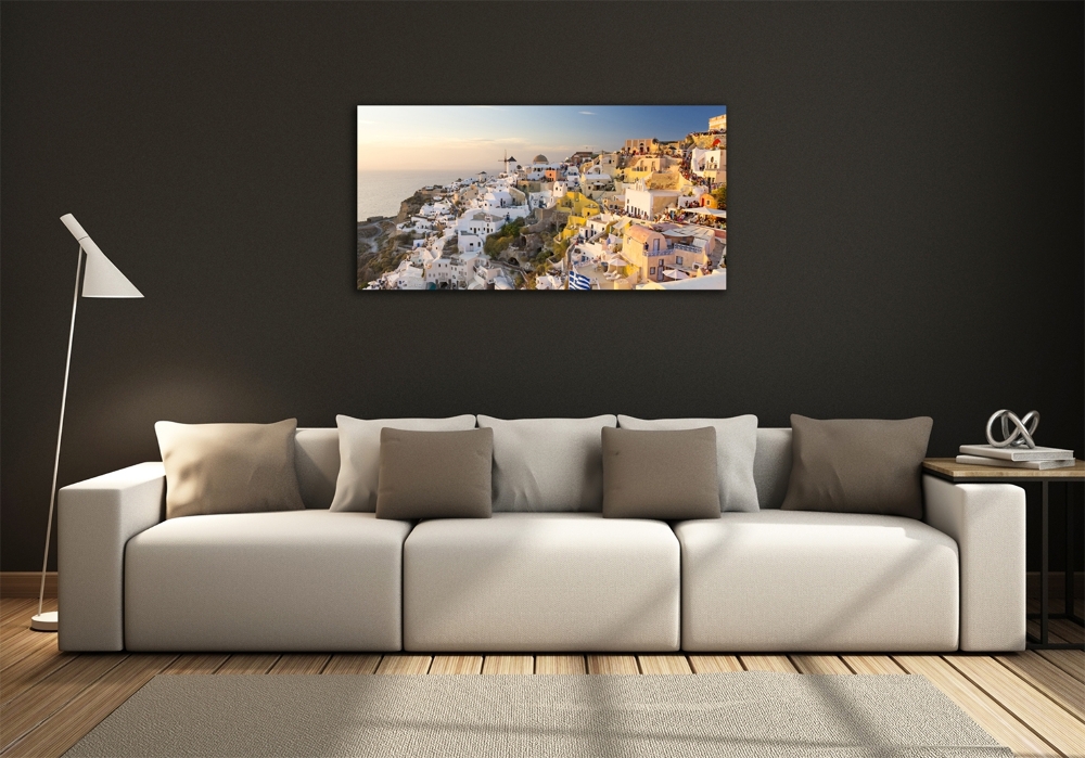 Foto obraz szklany Santorini Grecja
