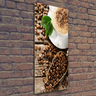 Nowoczesny foto obraz na ścianę pionowy Kawa
