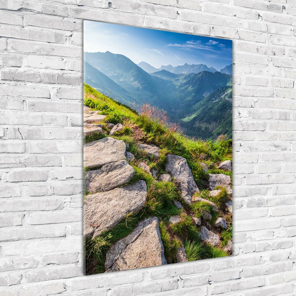 Foto obraz szkło hartowane pionowy Górski szlak