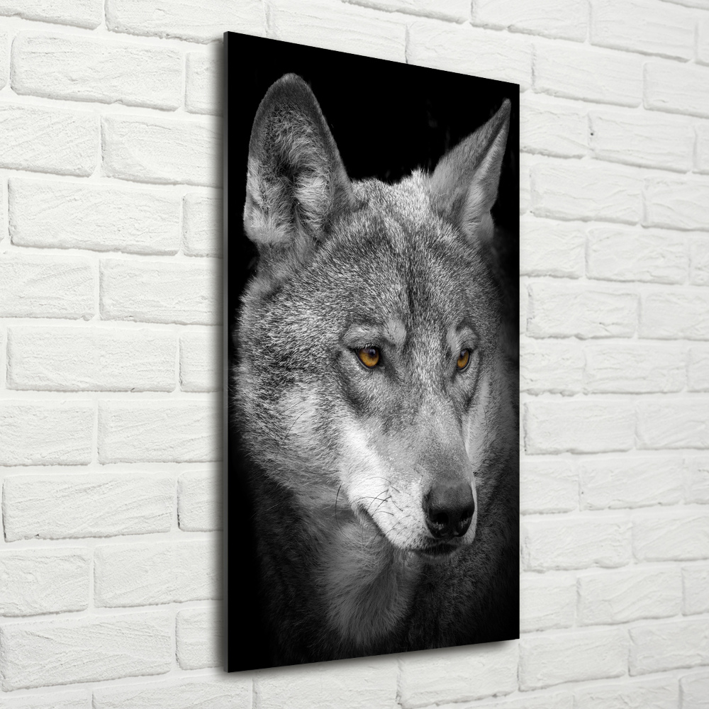 Foto-obraz szkło hartowane pionowy Portret wilka