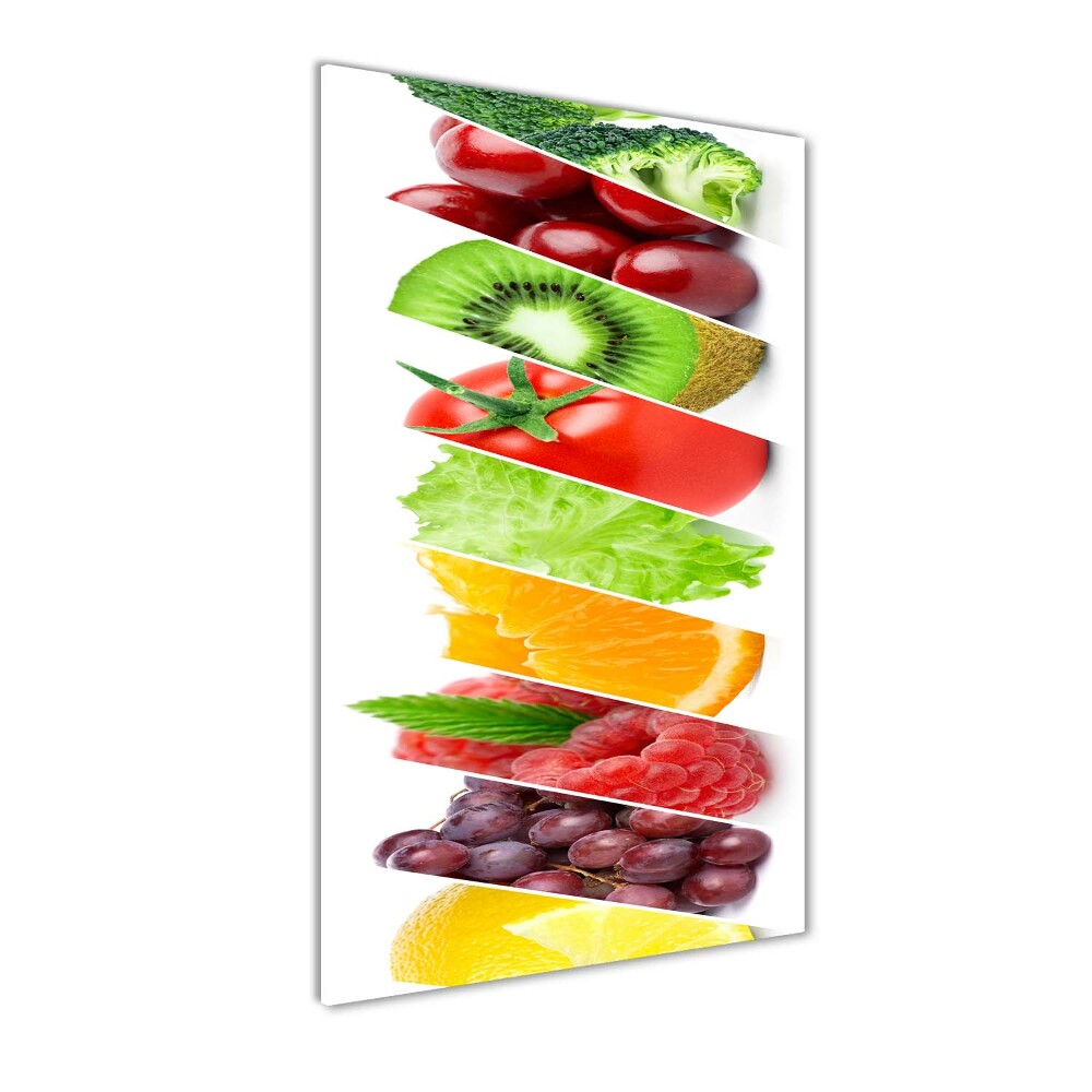 Foto obraz na szkle pionowy Warzywa i owoce