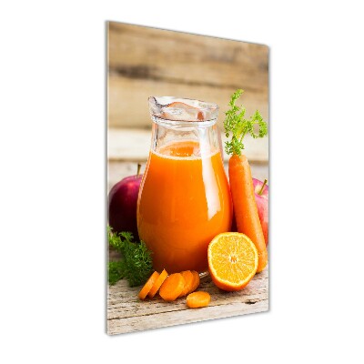 Foto obraz szkło hartowane pionowy Owocowy sok