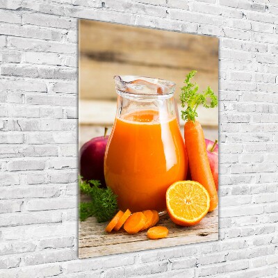 Foto obraz szkło hartowane pionowy Owocowy sok