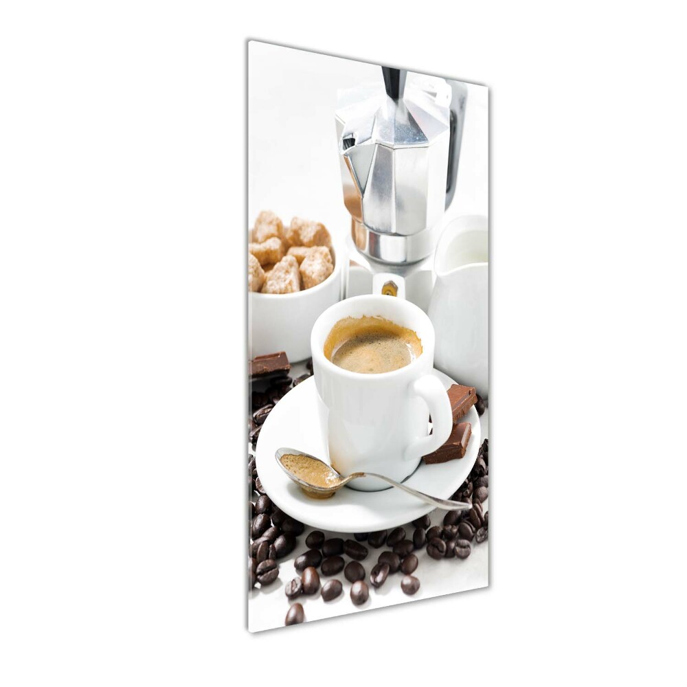 Foto obraz zdjęcie na szkle pionowy Filiżanka kawy