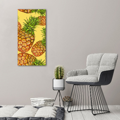 Foto-obraz zdjęcie na szkle pionowy Ananasy