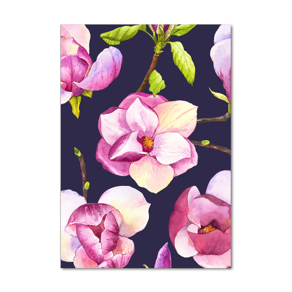 Foto-obraz szkło hartowane pionowy Magnolia