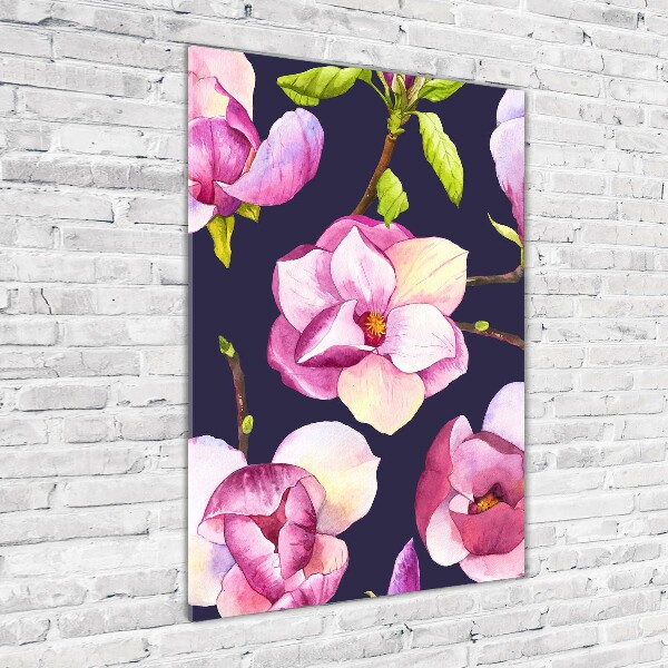 Foto-obraz szkło hartowane pionowy Magnolia