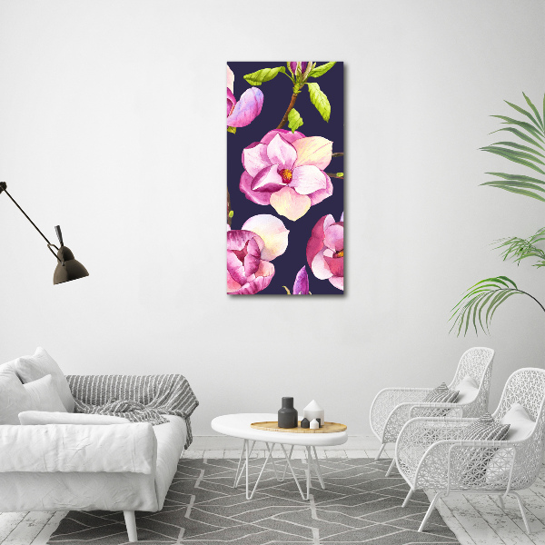 Foto-obraz szkło hartowane pionowy Magnolia