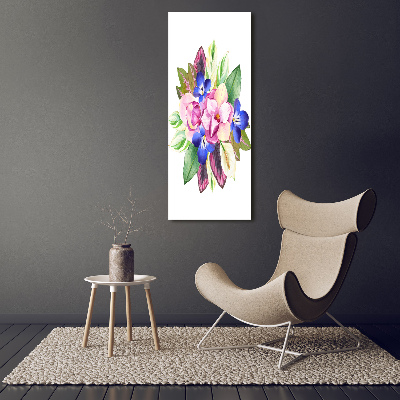 Foto obraz zdjęcie na szkle pionowy Bukiet kwiatów