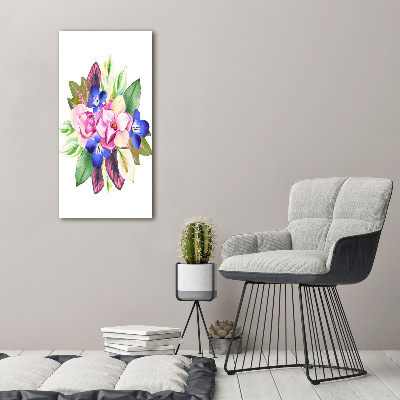 Foto obraz zdjęcie na szkle pionowy Bukiet kwiatów