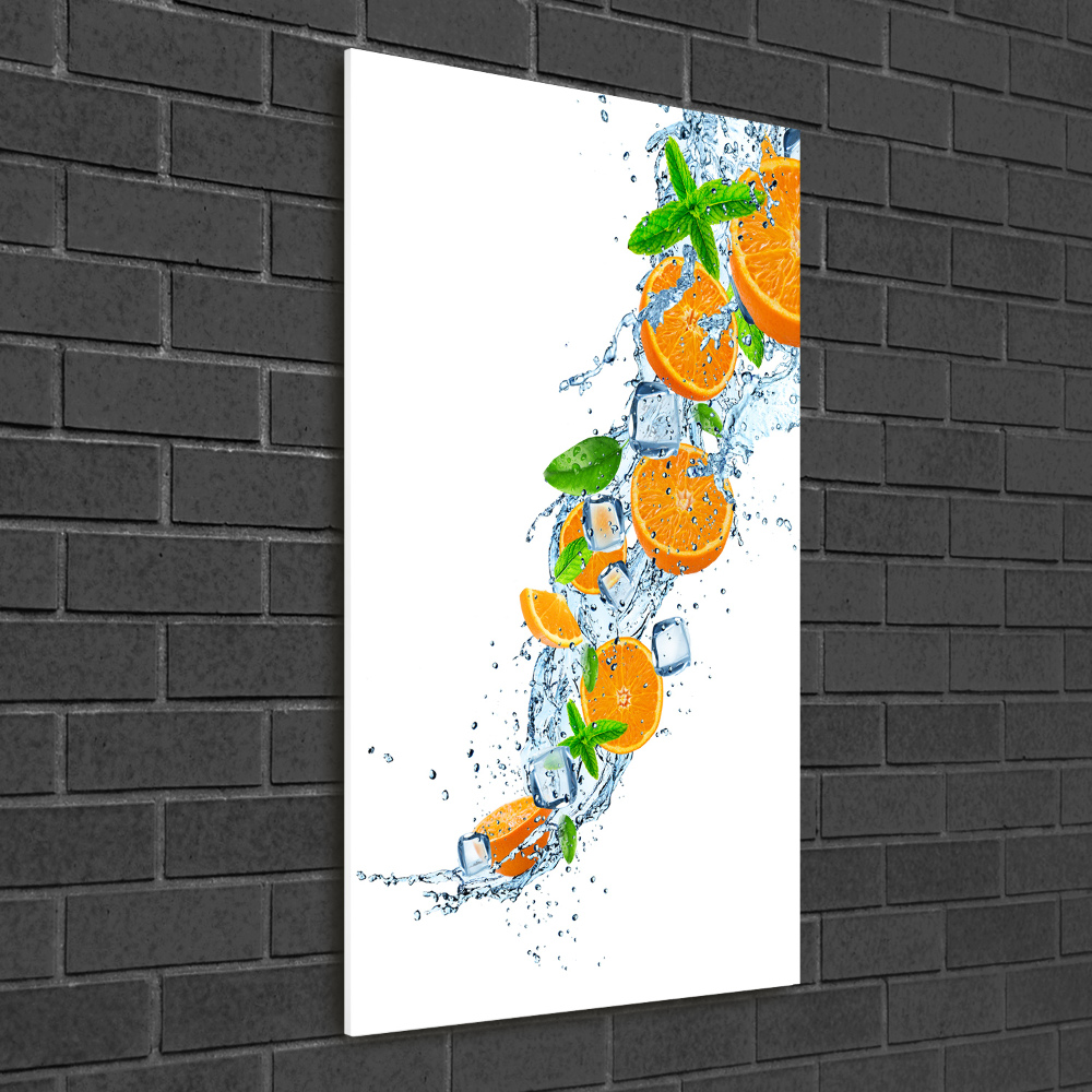Foto obraz szkło hartowane pionowy Pomarańcze