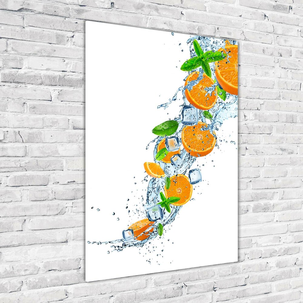 Foto obraz szkło hartowane pionowy Pomarańcze