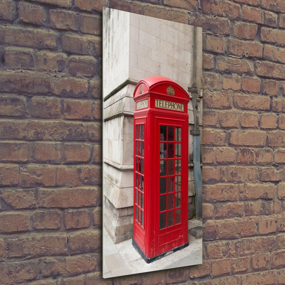 Nowoczesny szklany obraz ze zdjęcia pionowy Londyn