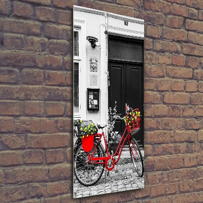 Foto obraz szkło hartowane pionowy Rower miejski