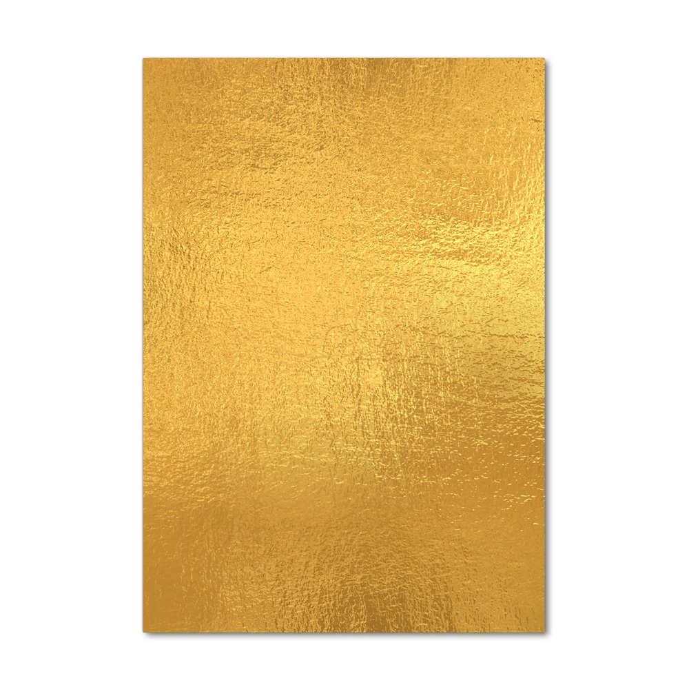 Foto obraz na szkle pionowy Złota folia tło