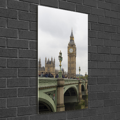 Foto obraz zdjęcie na szkle pionowy Big Ben Londyn