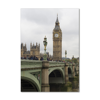 Foto obraz zdjęcie na szkle pionowy Big Ben Londyn