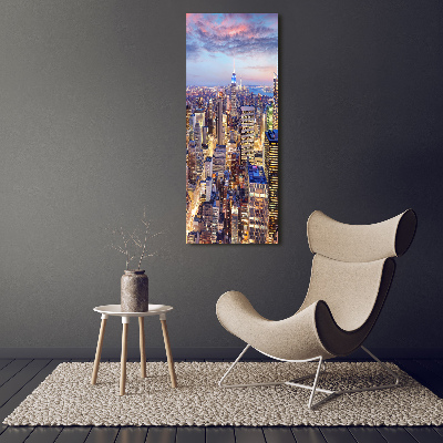 Foto obraz szkło hartowane pionowy Nowy Jork