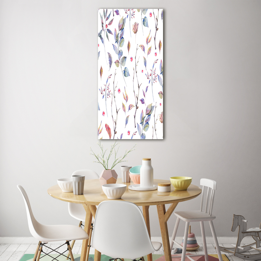 Foto obraz na szkle pionowy Liście eukaliptusa