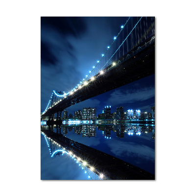 Foto obraz na szkle pionowy Manhattan Nowy Jork