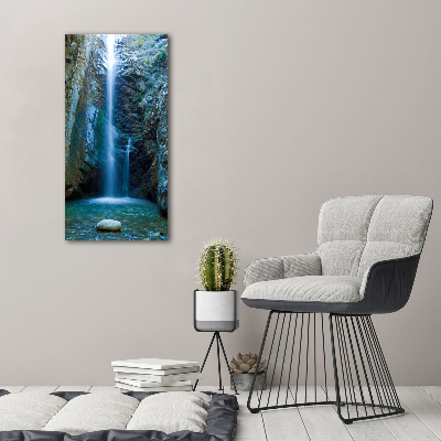 Foto-obraz szkło hartowane pionowy Wodospad