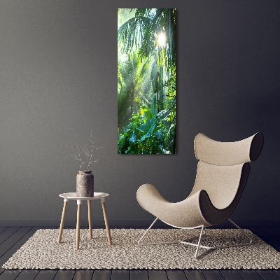 Foto-obraz zdjęcie na szkle pionowy Dżungla