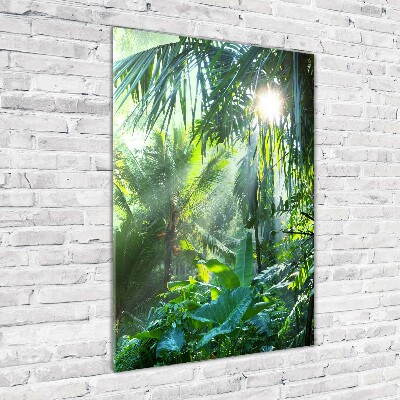 Foto-obraz zdjęcie na szkle pionowy Dżungla