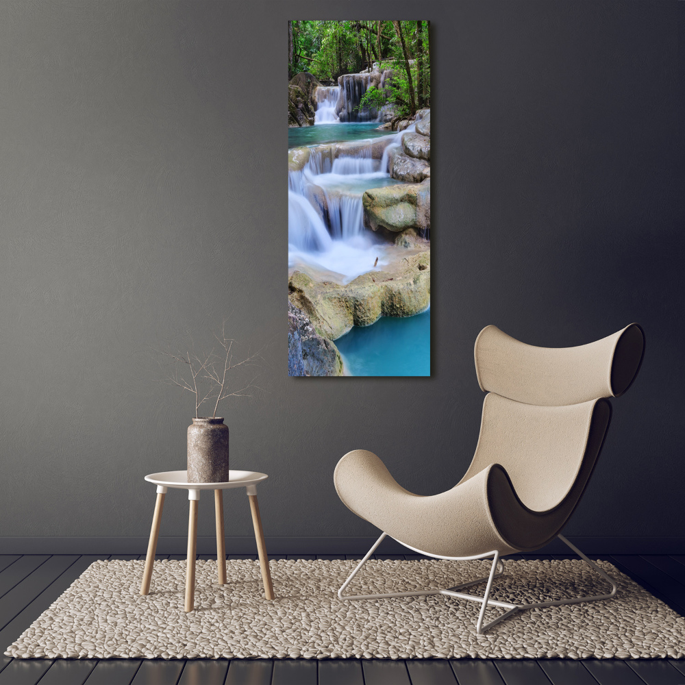 Foto obraz na szkle pionowy Wodospad Tajlandia