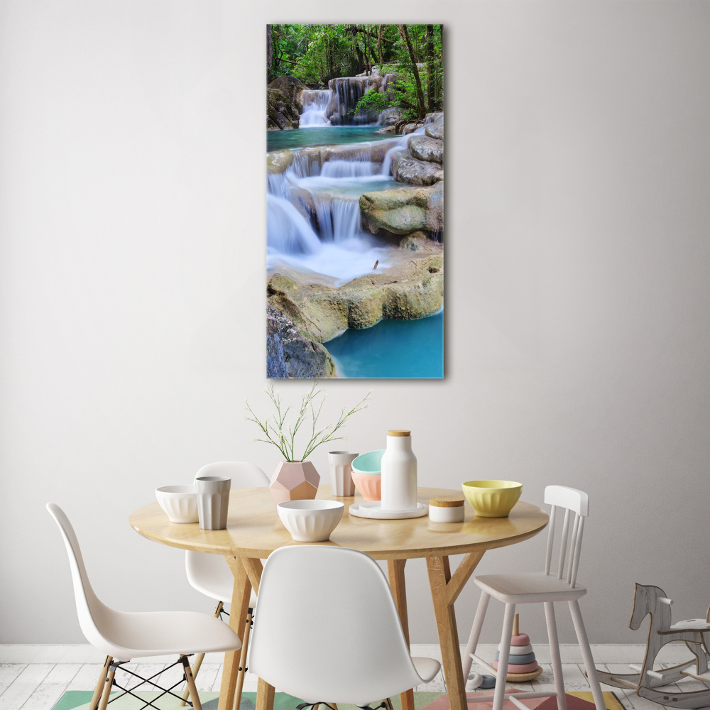 Foto obraz na szkle pionowy Wodospad Tajlandia
