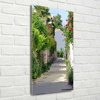 Foto obraz na szkle pionowy Francuskie uliczki
