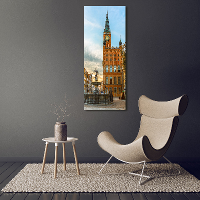 Foto obraz szkło hartowane pionowy Gdańsk Polska
