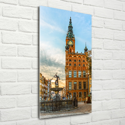 Foto obraz szkło hartowane pionowy Gdańsk Polska