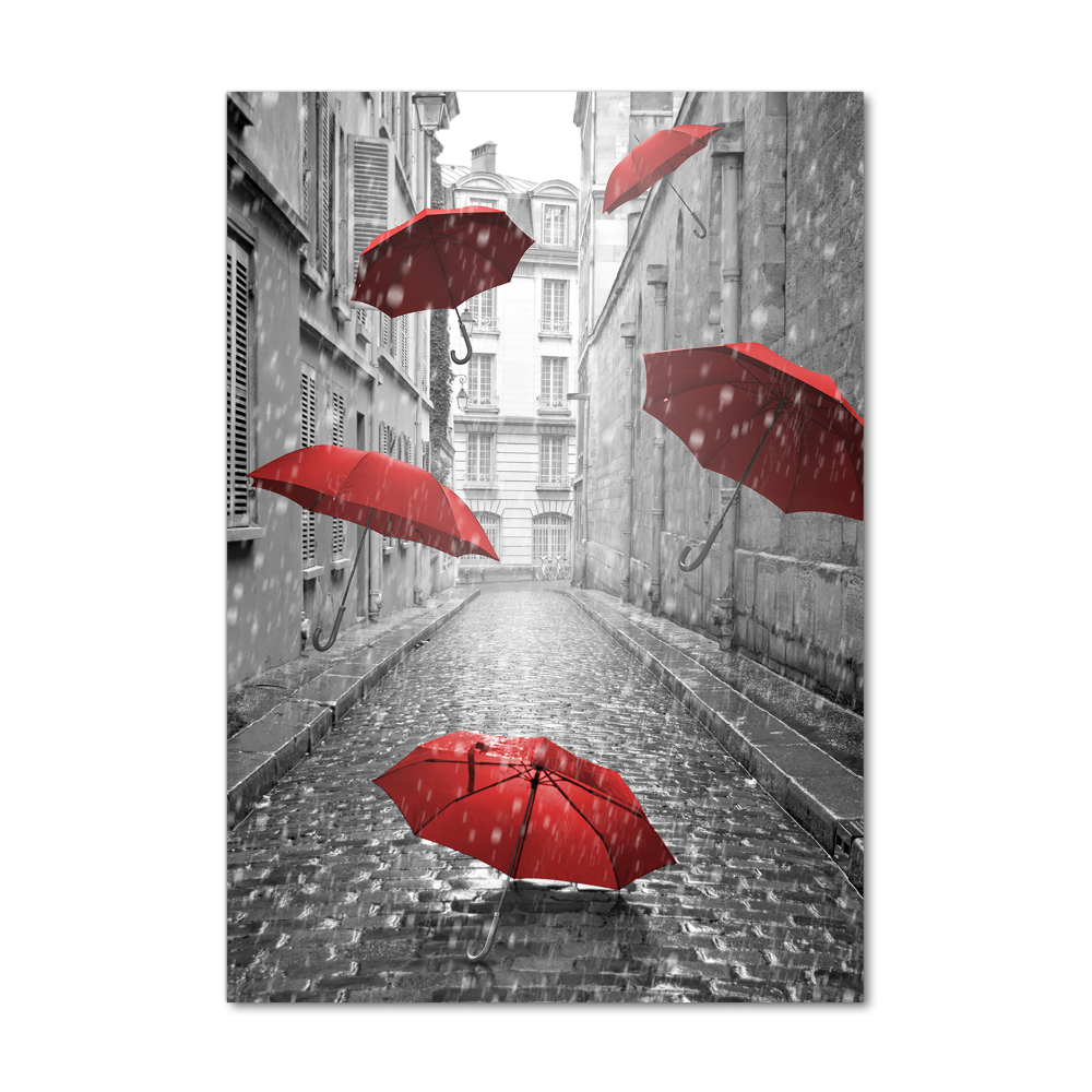 Foto obraz na szkle pionowy Parasol Francja