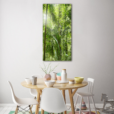 Foto obraz szkło hartowane pionowy Las deszczowy