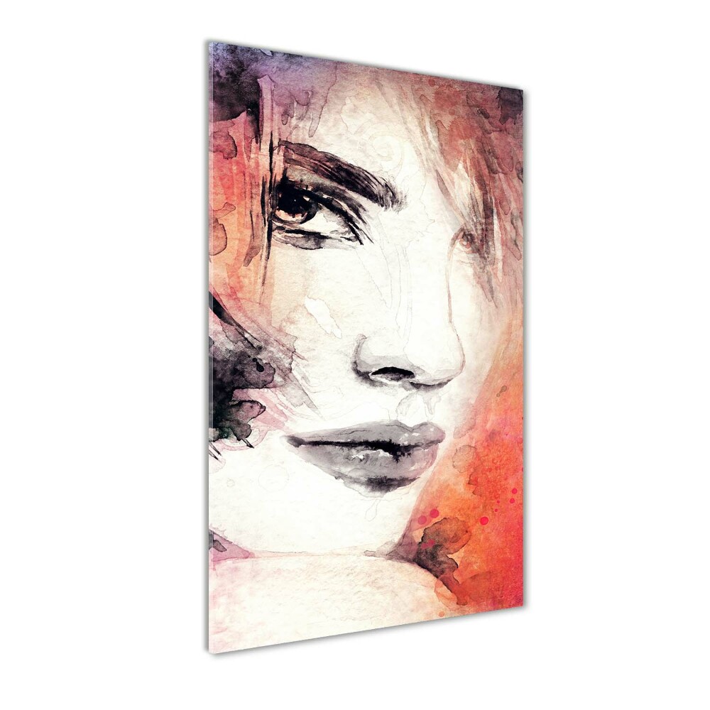 Foto obraz na szkle pionowy Abstrakcja kobieta