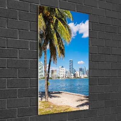 Fotoobraz szklany na ścianę do salonu pionowy Miami
