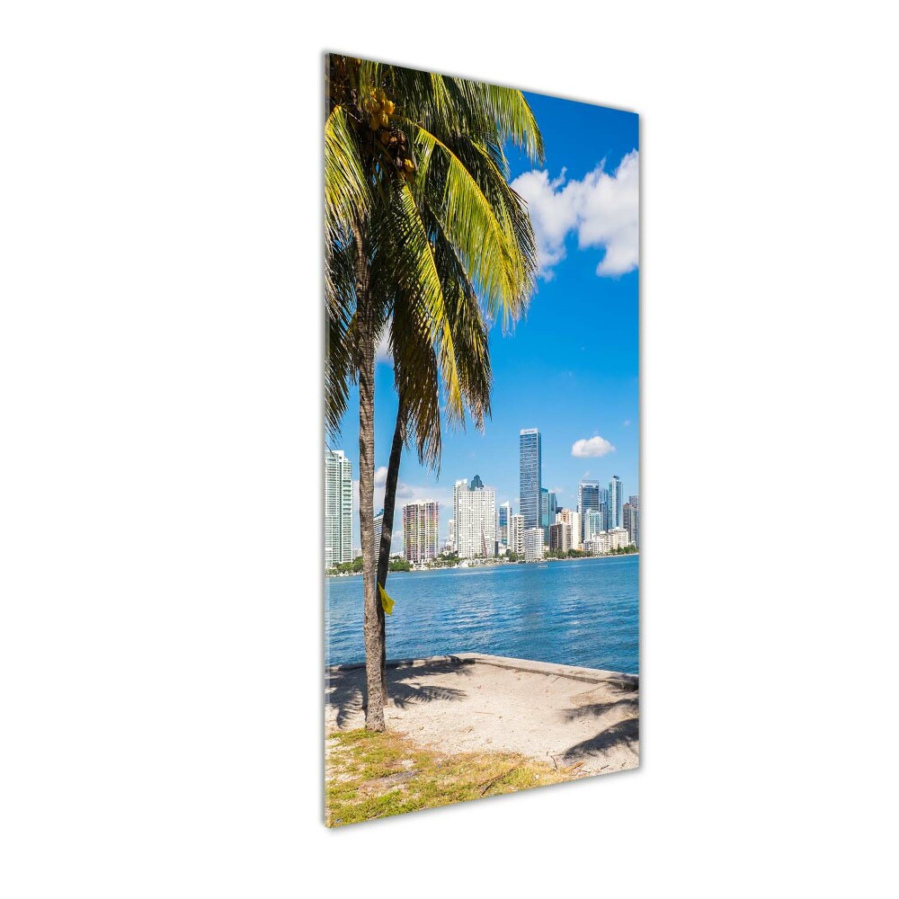 Fotoobraz szklany na ścianę do salonu pionowy Miami