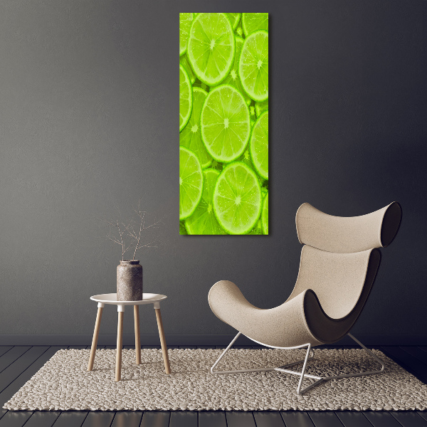 Foto-obraz zdjęcie na szkle pionowy Limonki