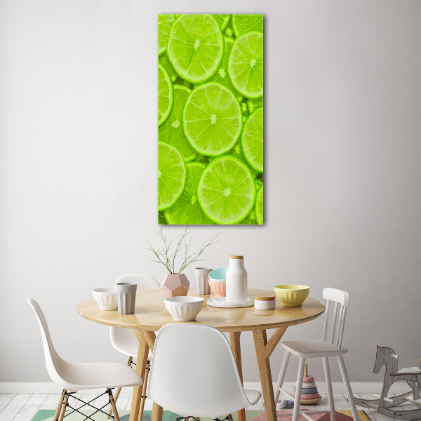 Foto-obraz zdjęcie na szkle pionowy Limonki