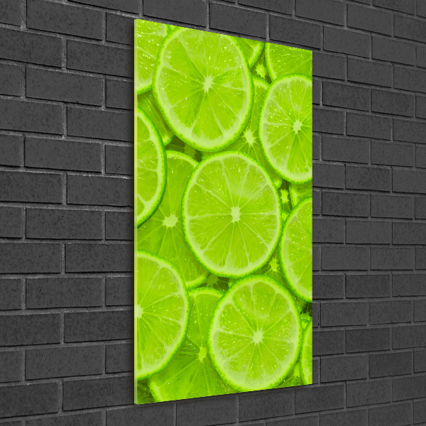 Foto-obraz zdjęcie na szkle pionowy Limonki
