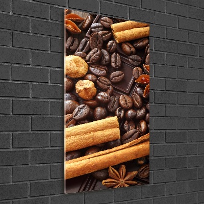 Foto obraz szklany pionowy Gorzka czekolada