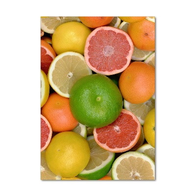 Foto obraz na szkle pionowy Owoce cytrusowe
